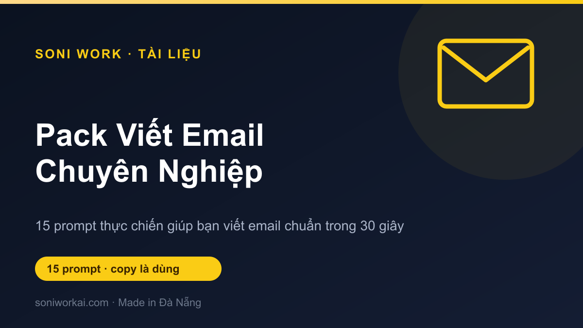 Pack Viết Email Chuyên Nghiệp